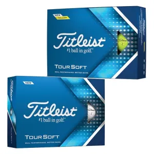 Titleist Tour Soft Golf Ball Yellow