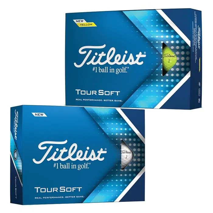 Titleist Tour Soft Golf Ball Yellow