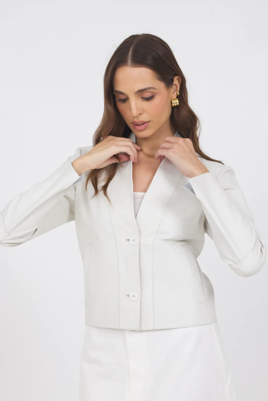 TS Jakett Tessa Washed Leather Jacket
