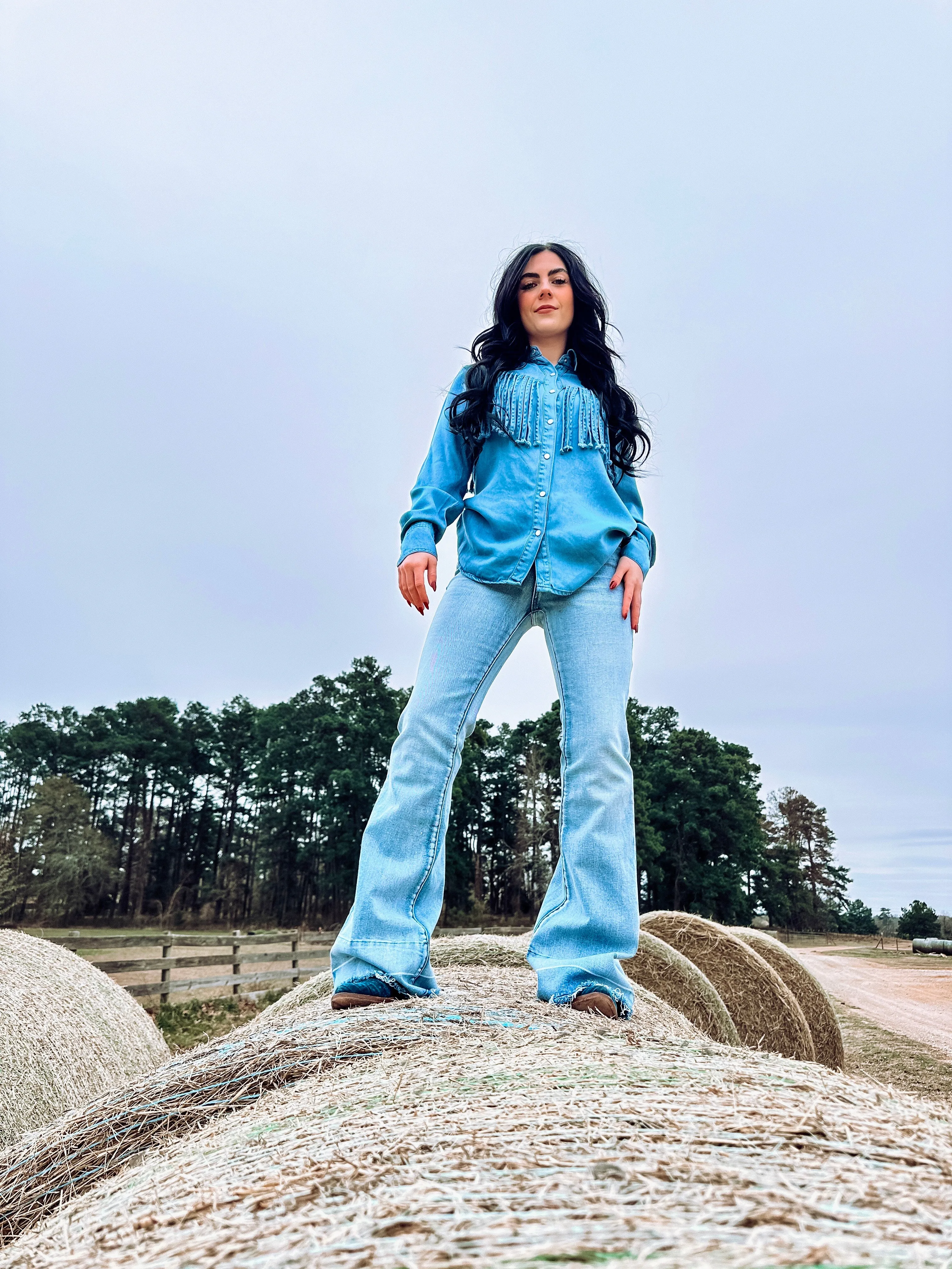 Tummy Control Flare Jeans