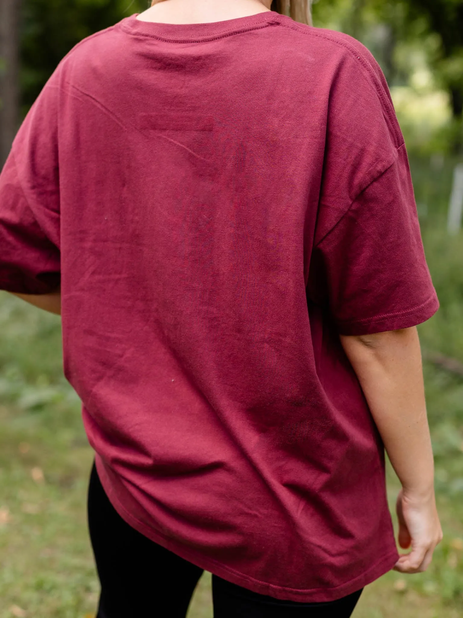 U of M Owen Outline OS Tee