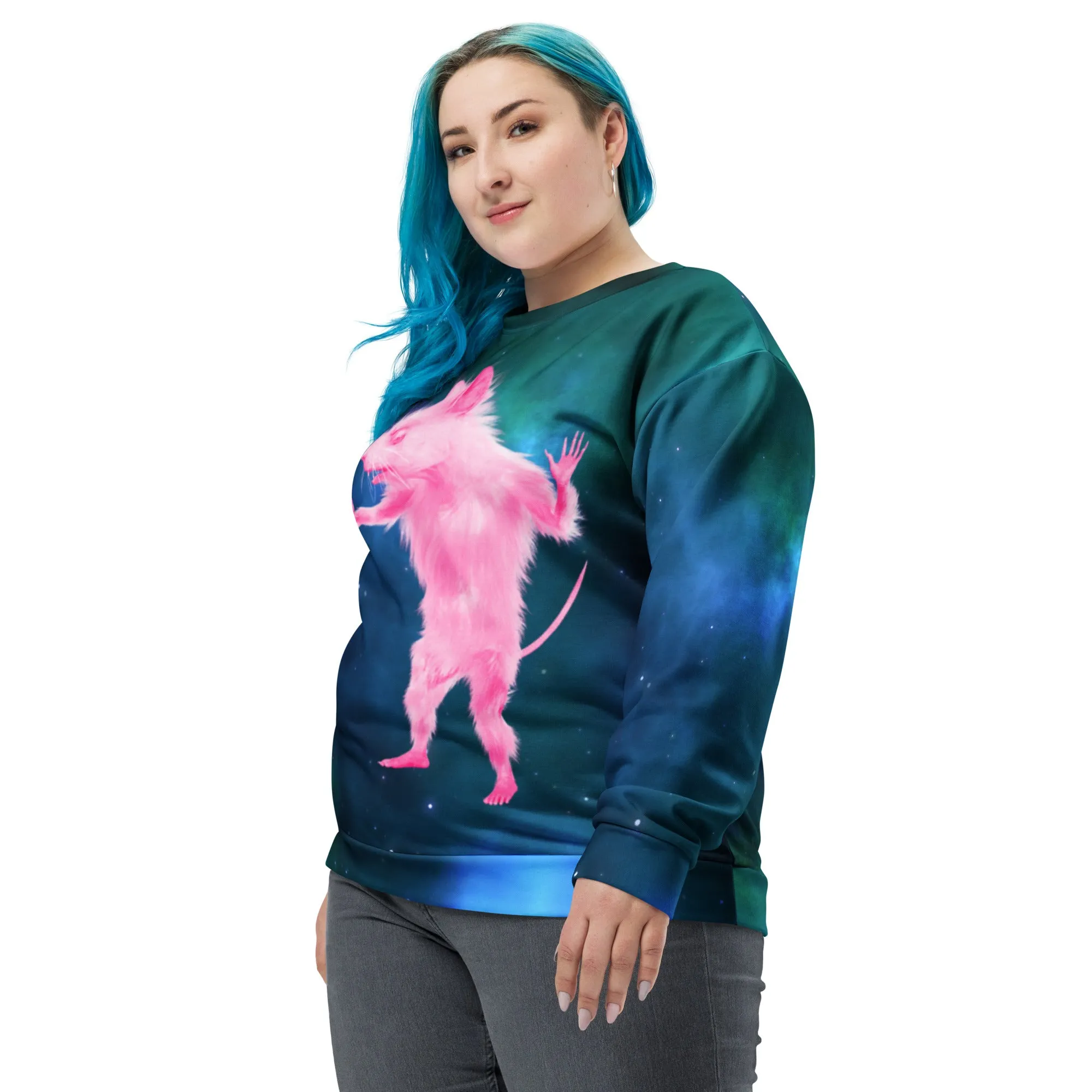 Unisex Sweatshirt, Space Rat