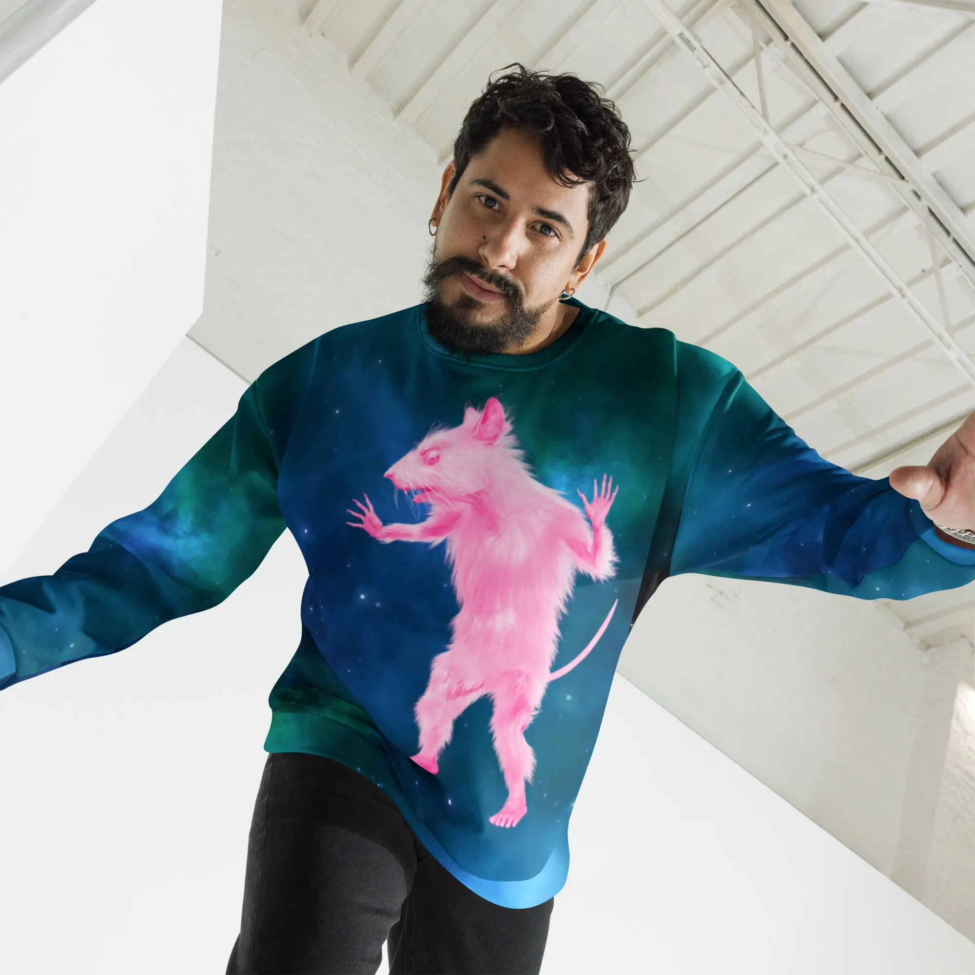 Unisex Sweatshirt, Space Rat