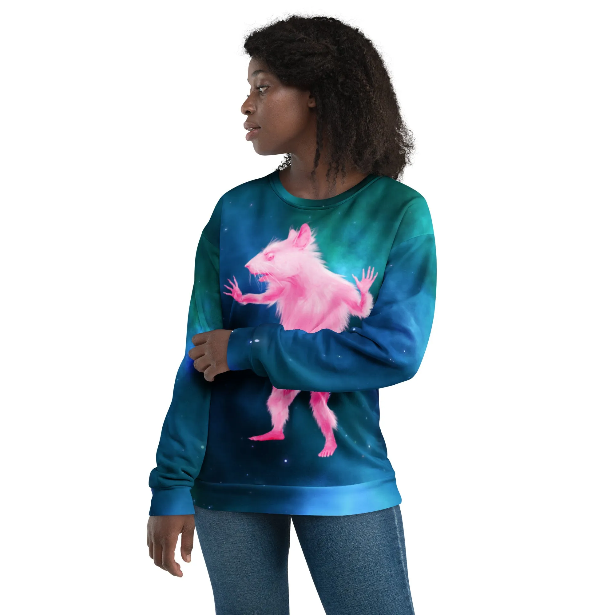 Unisex Sweatshirt, Space Rat