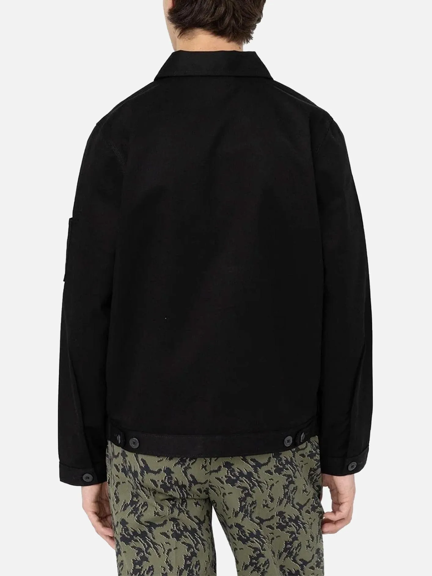 Unlined Eisenhower Jacket Rec - Black
