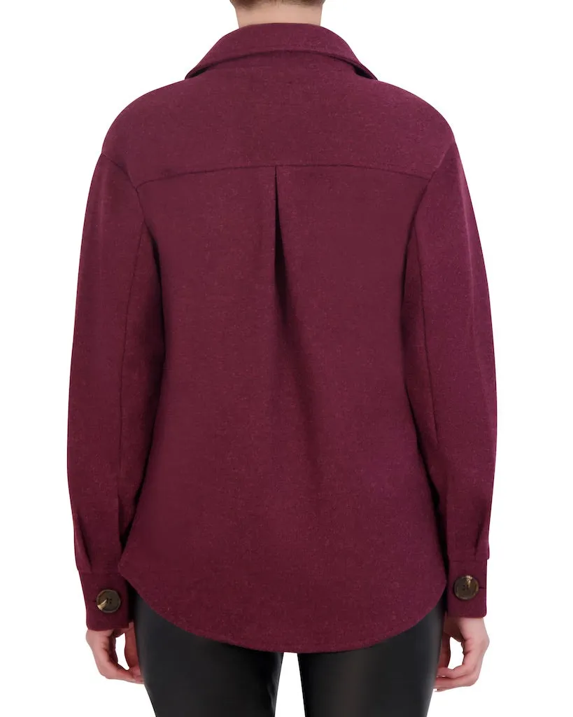 Unlined Vegan Cashmere Shacket