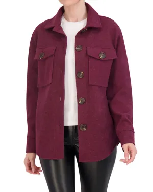 Unlined Vegan Cashmere Shacket
