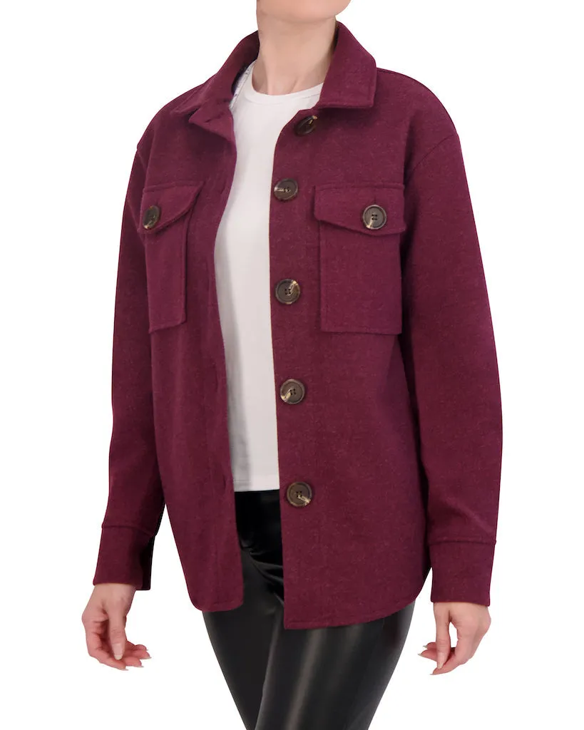 Unlined Vegan Cashmere Shacket