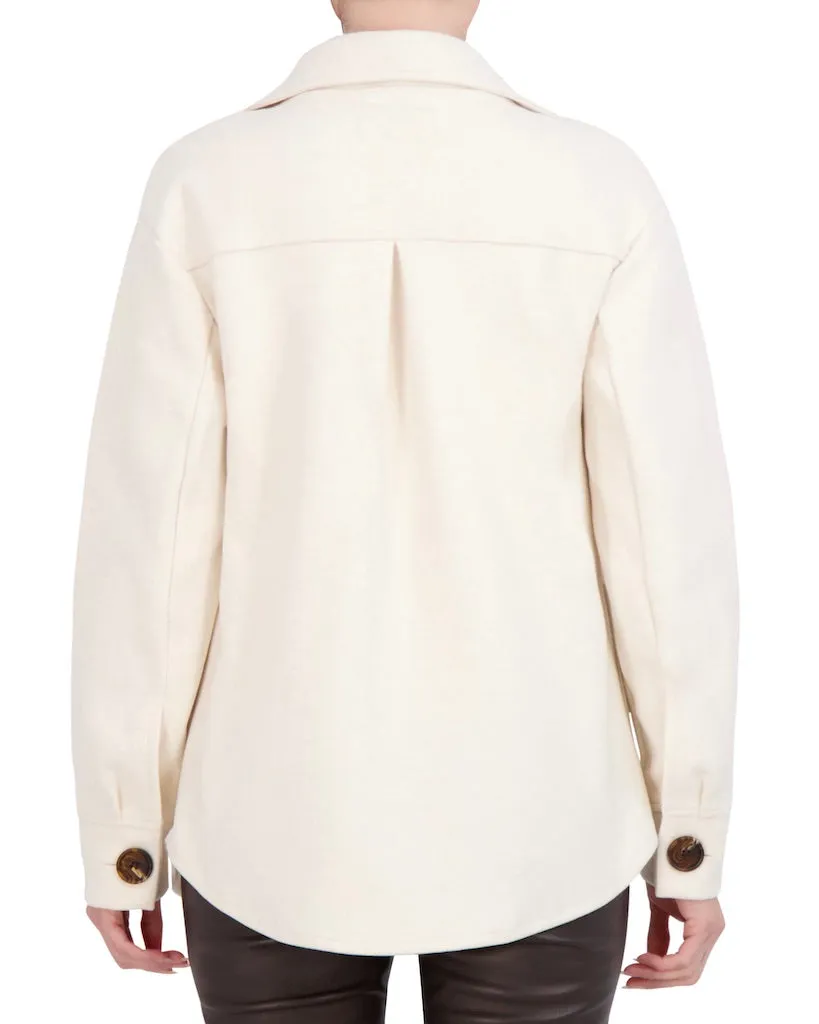Unlined Vegan Cashmere Shacket