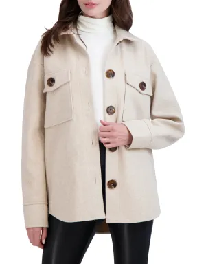 Unlined Vegan Cashmere Shacket