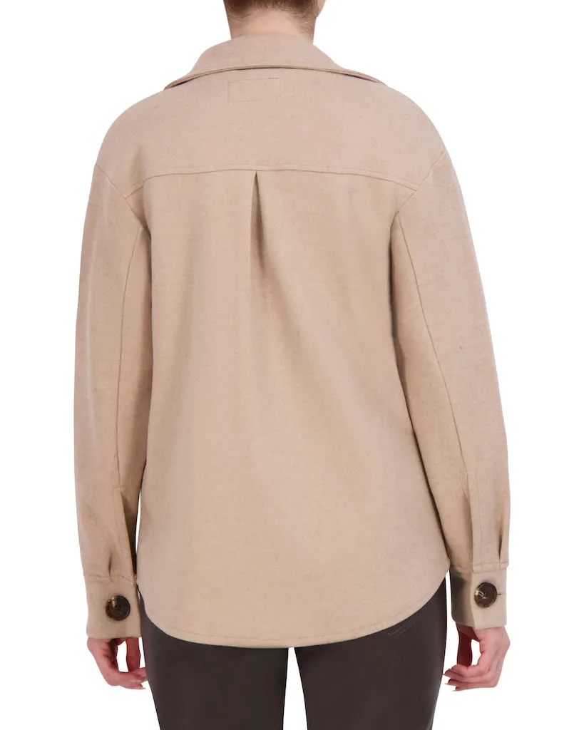 Unlined Vegan Cashmere Shacket