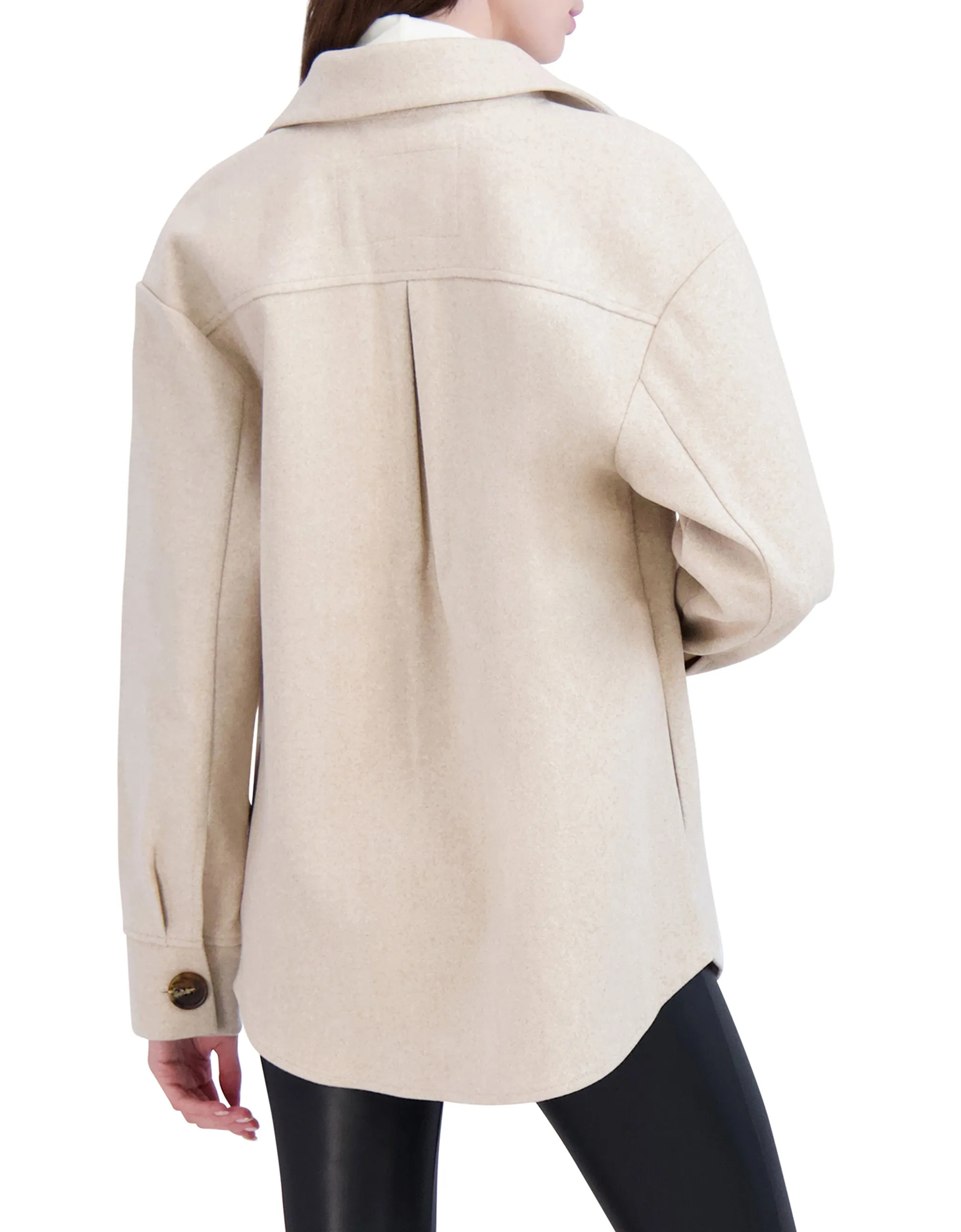 Unlined Vegan Cashmere Shacket