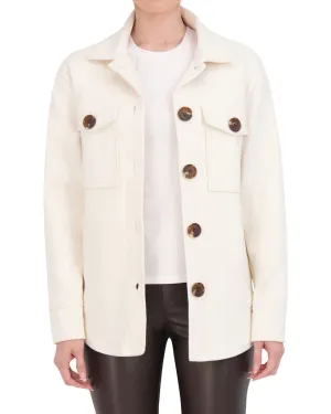 Unlined Vegan Cashmere Shacket