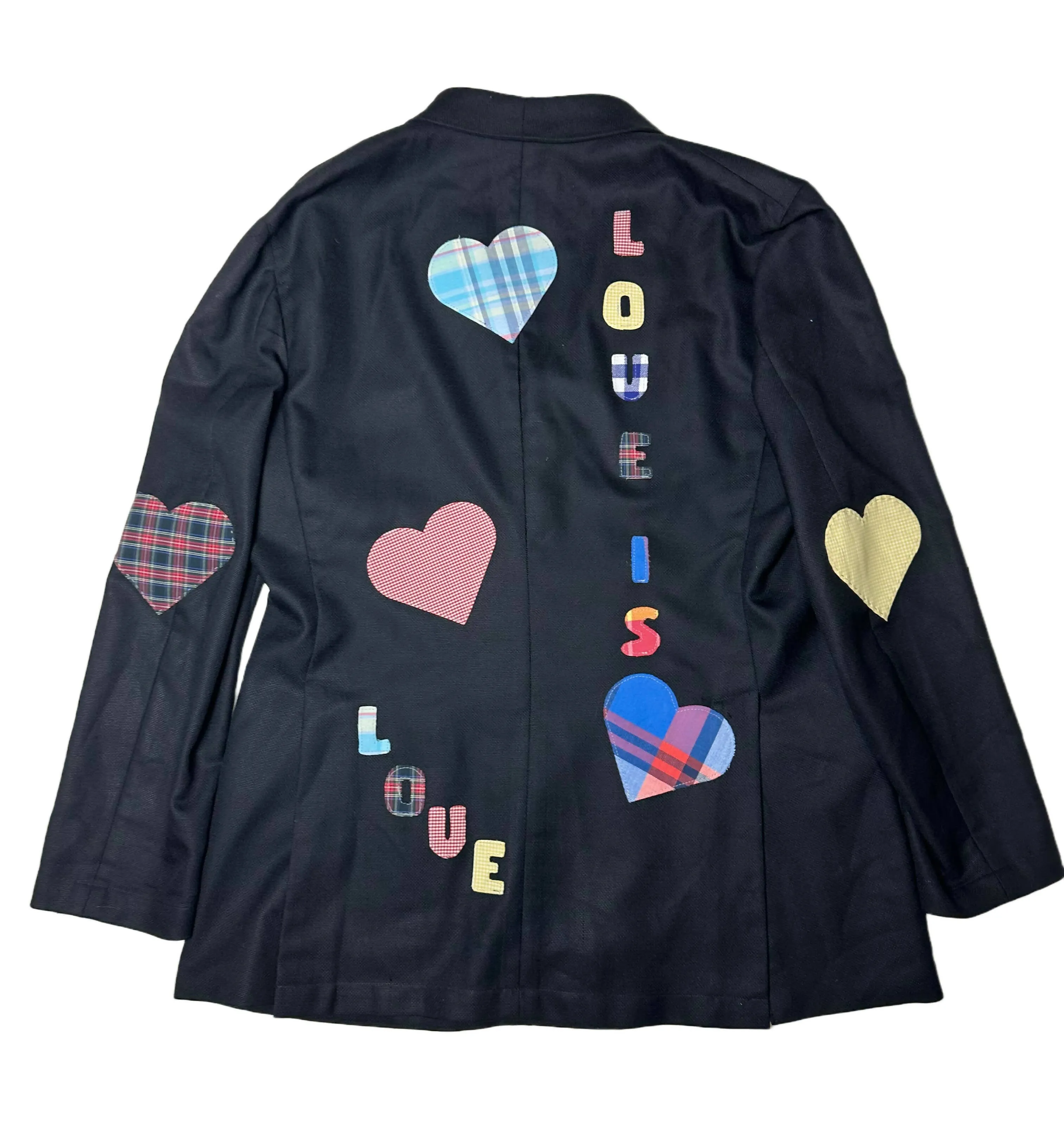 Upcycled Love is Love Patchwork Jacket Blazer
