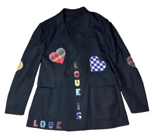 Upcycled Love is Love Patchwork Jacket Blazer