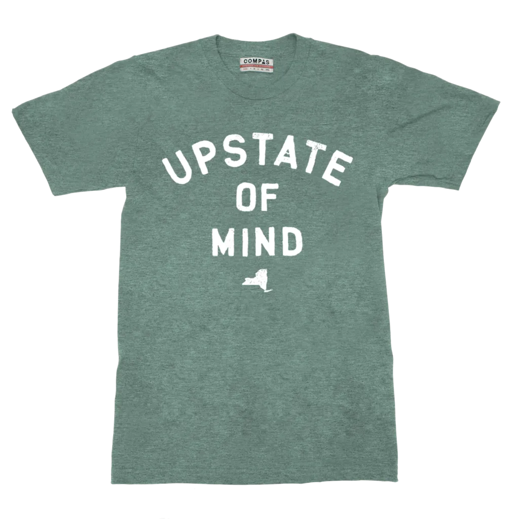 Upstate of Mind T-Shirt - Forest Green Heather