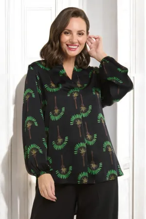 URBAN LUXURY Palm Trees Shirt