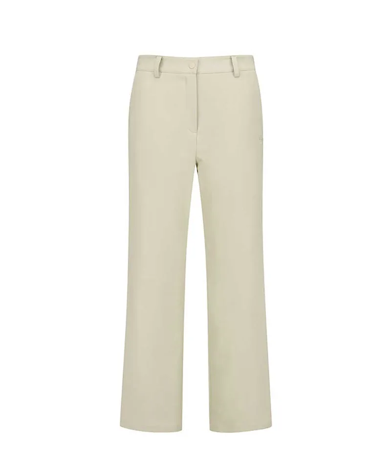 Vice Golf Atelier Women's Basic Semi-Wide Fit Pants - Beige