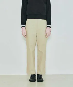 Vice Golf Atelier Women's Basic Semi-Wide Fit Pants - Beige
