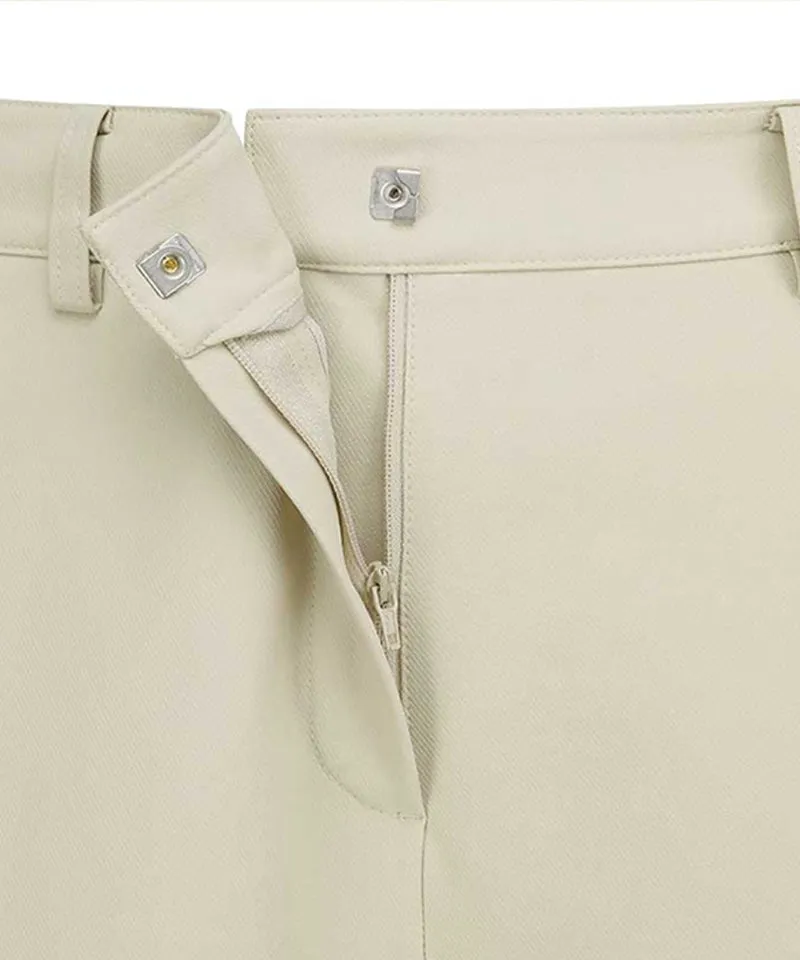 Vice Golf Atelier Women's Basic Semi-Wide Fit Pants - Beige
