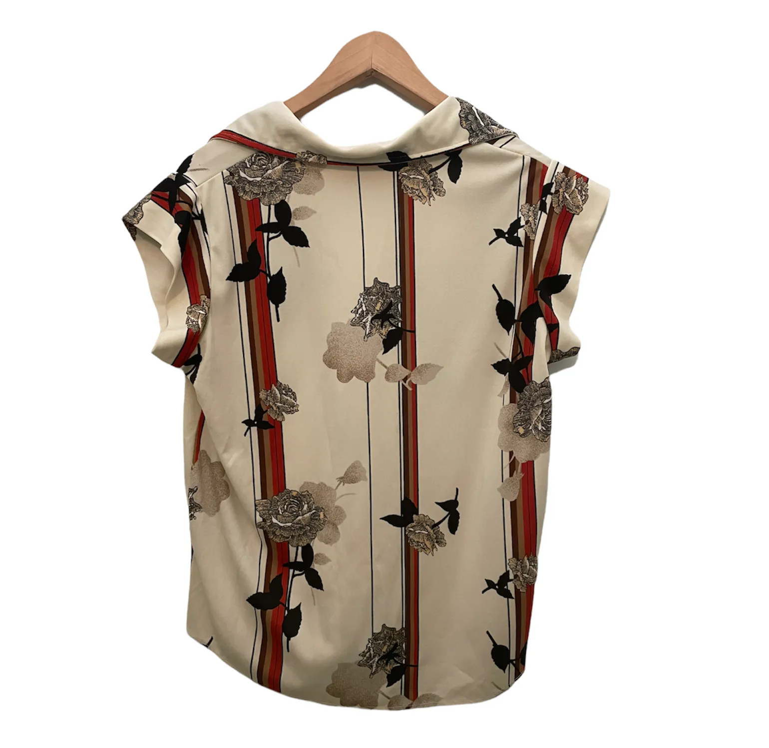 Vintage 70s Boho Cool Crease-Free Cap Sleeve Top