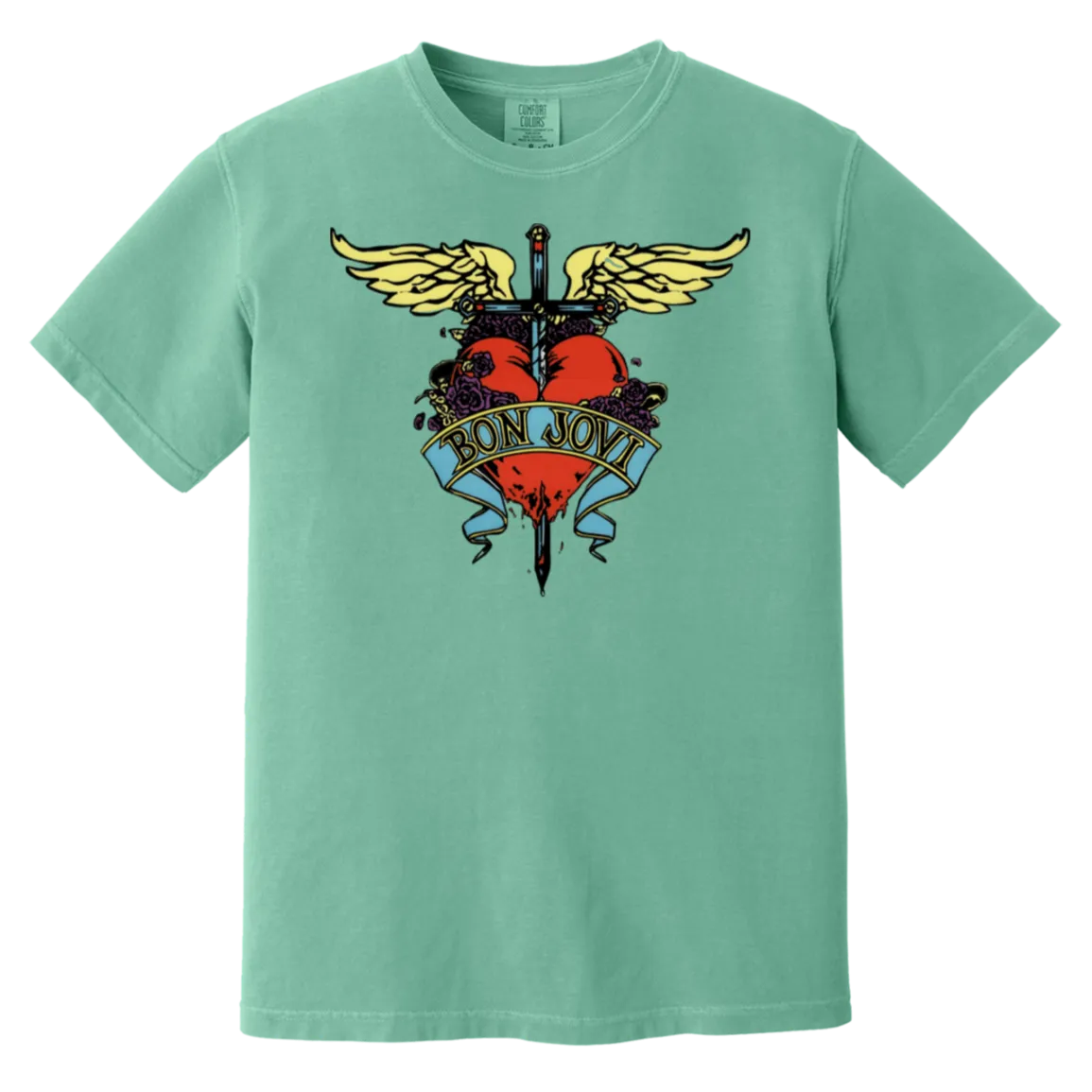 Vintage Bon Jovi Tee - Retro Rock Style - Comfort Colors