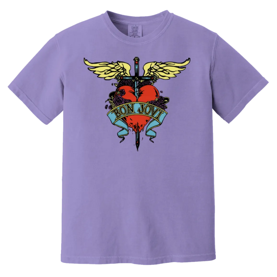 Vintage Bon Jovi Tee - Retro Rock Style - Comfort Colors