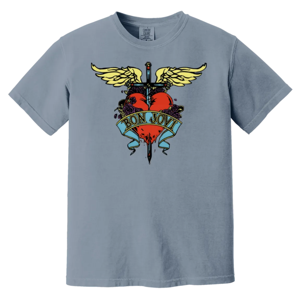 Vintage Bon Jovi Tee - Retro Rock Style - Comfort Colors