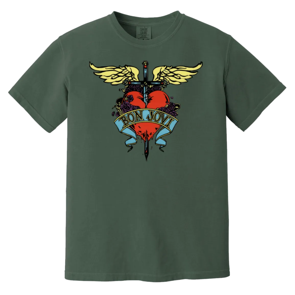 Vintage Bon Jovi Tee - Retro Rock Style - Comfort Colors