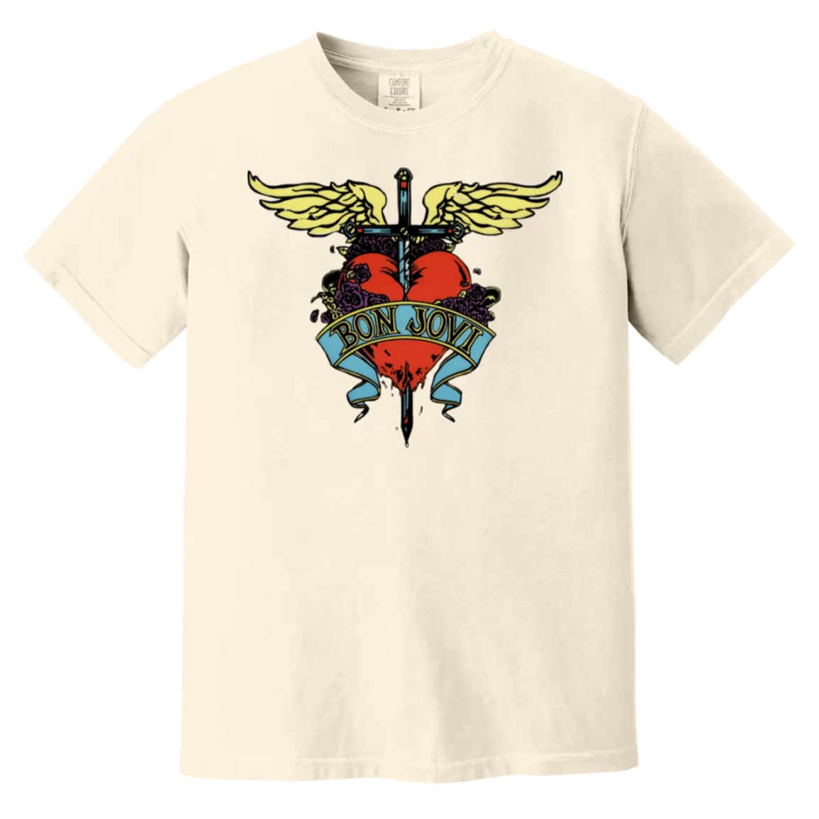 Vintage Bon Jovi Tee - Retro Rock Style - Comfort Colors