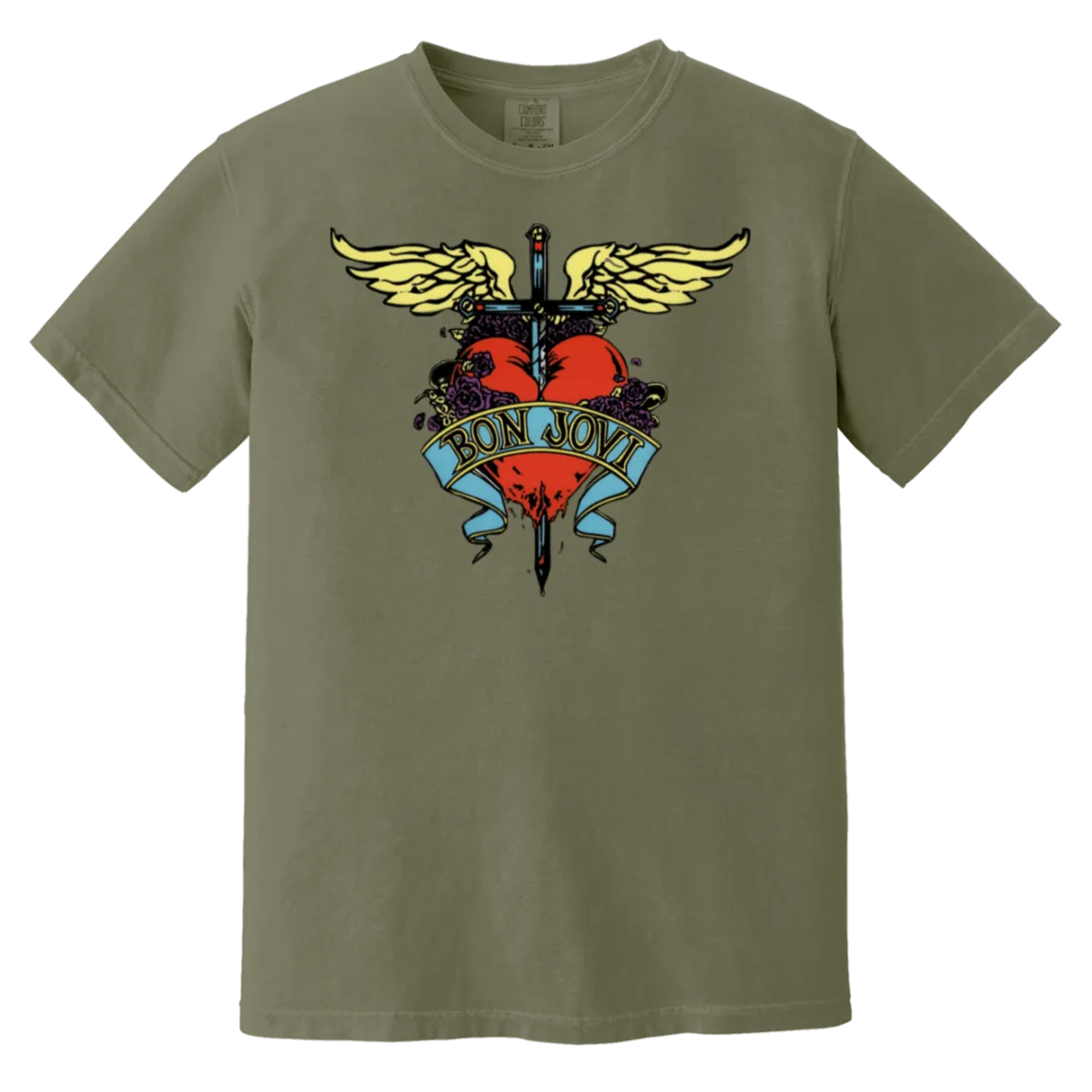 Vintage Bon Jovi Tee - Retro Rock Style - Comfort Colors