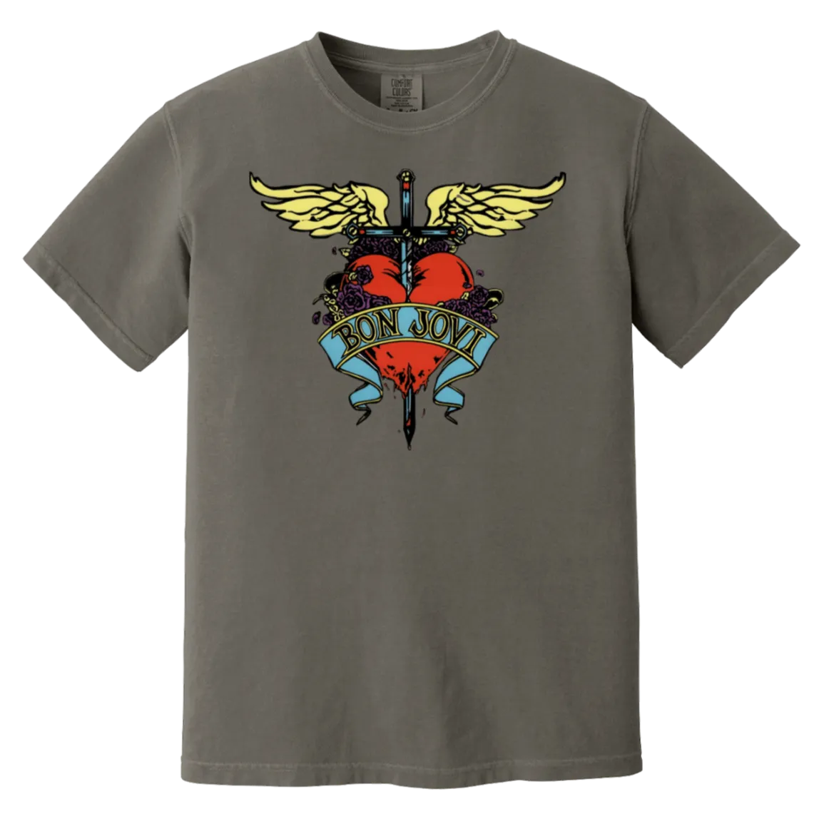 Vintage Bon Jovi Tee - Retro Rock Style - Comfort Colors