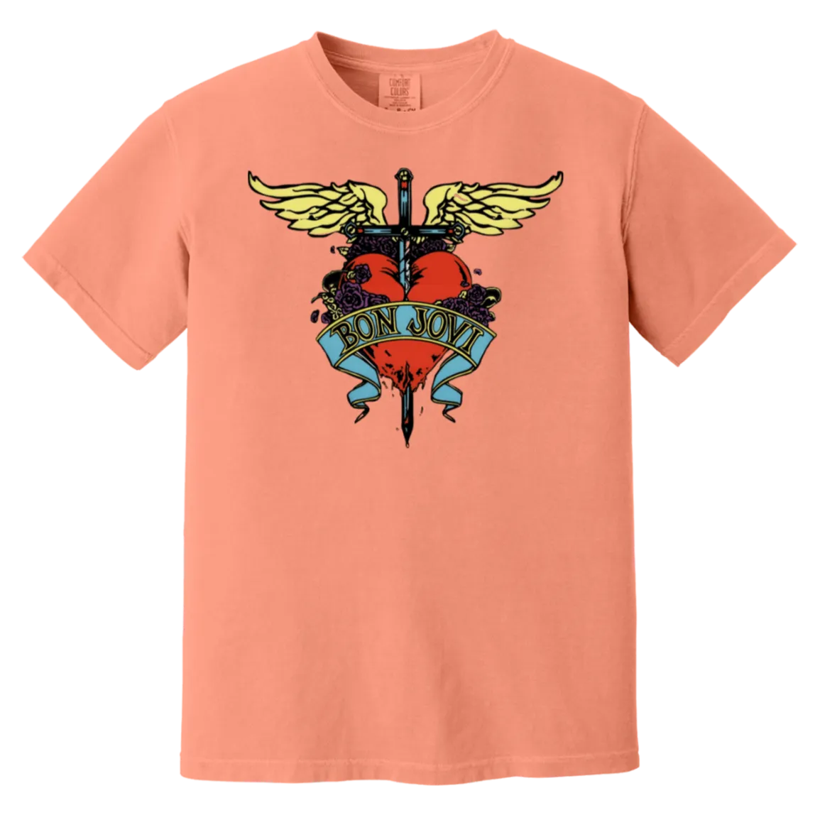 Vintage Bon Jovi Tee - Retro Rock Style - Comfort Colors