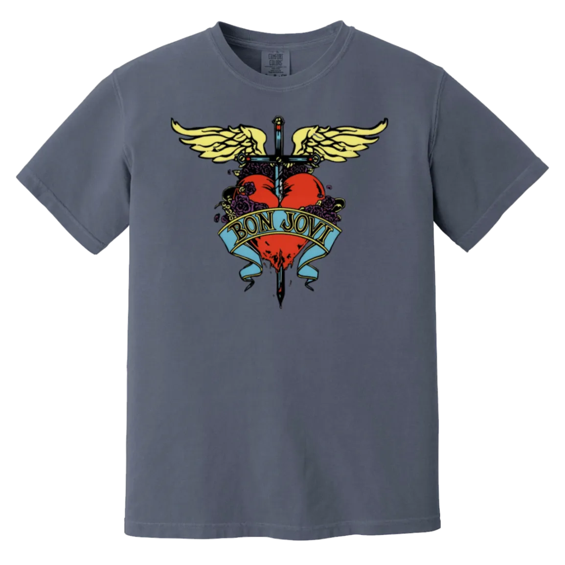 Vintage Bon Jovi Tee - Retro Rock Style - Comfort Colors