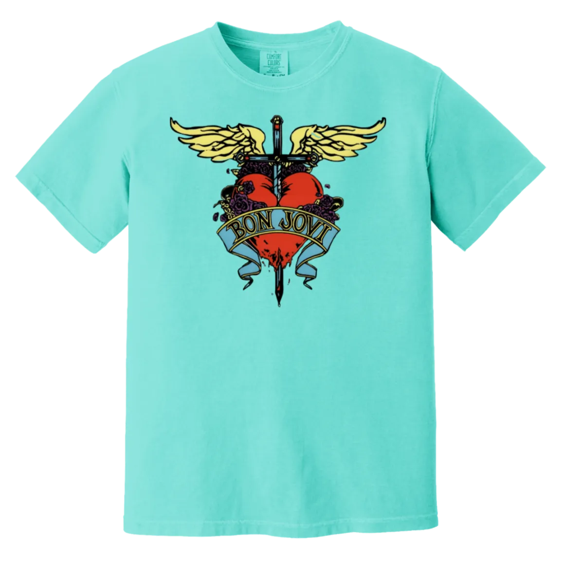 Vintage Bon Jovi Tee - Retro Rock Style - Comfort Colors