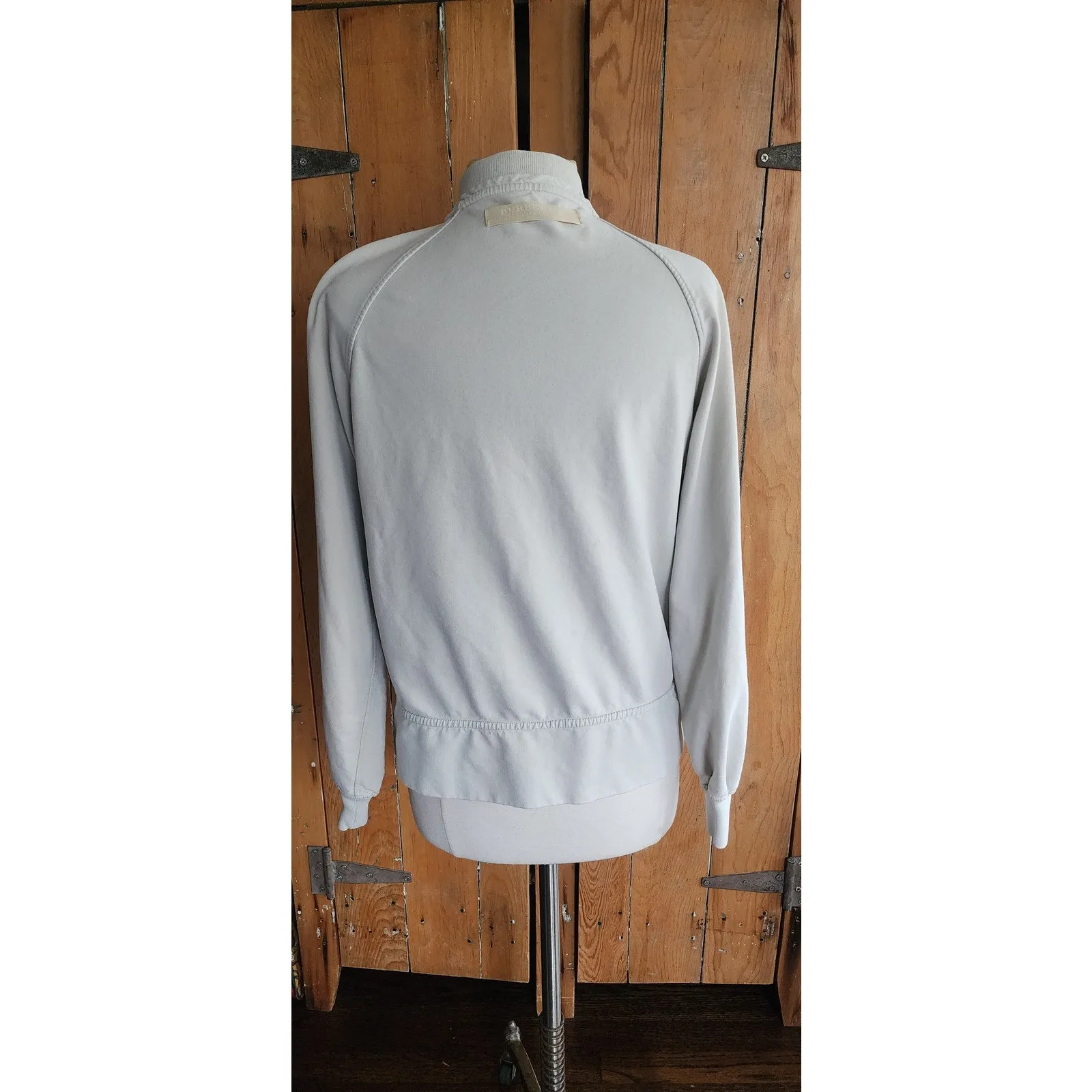 Vintage Y2K Burberry Jacket Gray Zip-Up / S