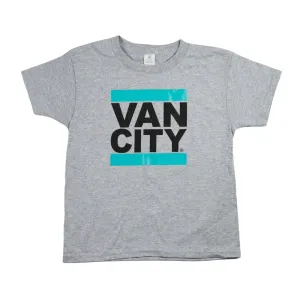 VO youth UnDMC tee - Grey/Teal