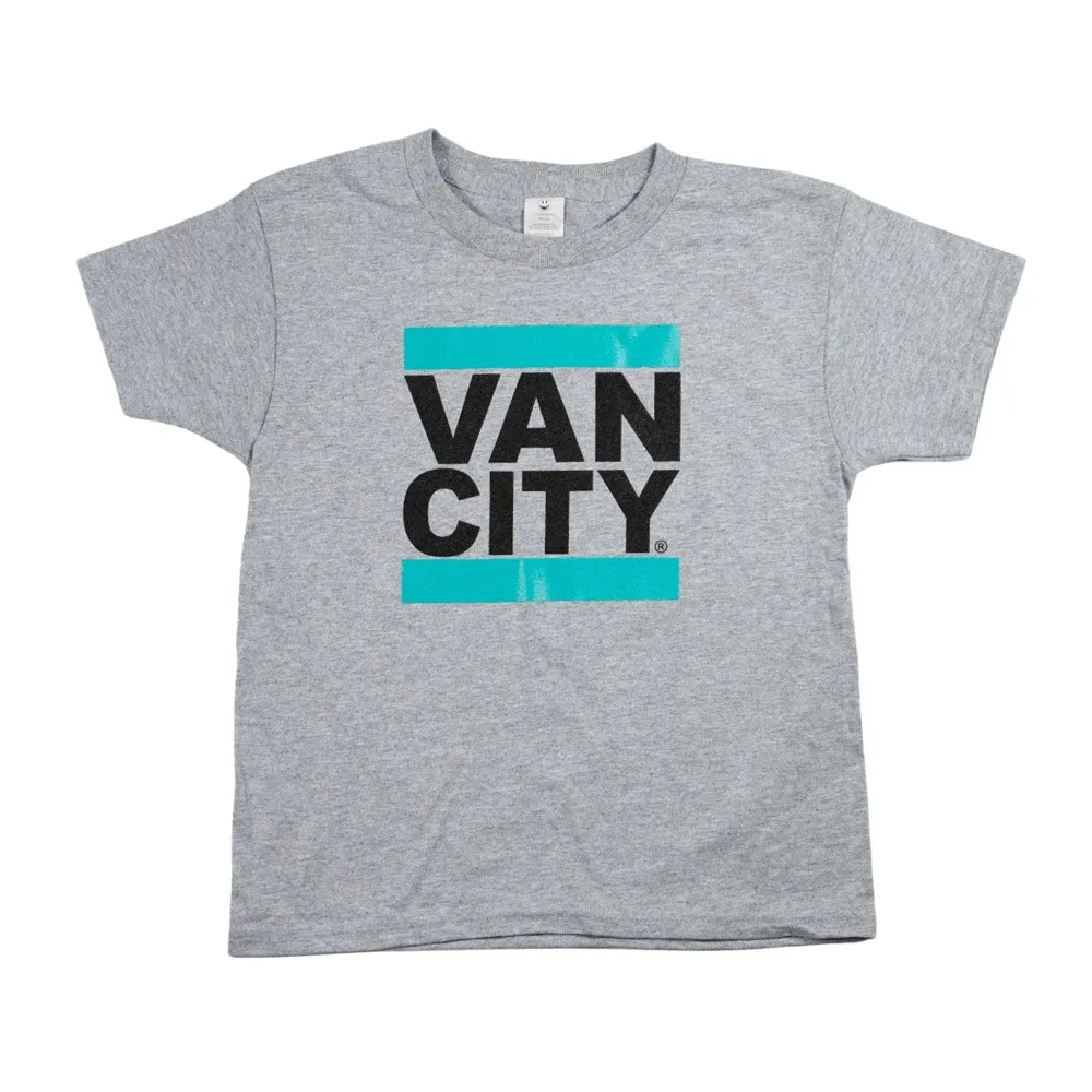 VO youth UnDMC tee - Grey/Teal
