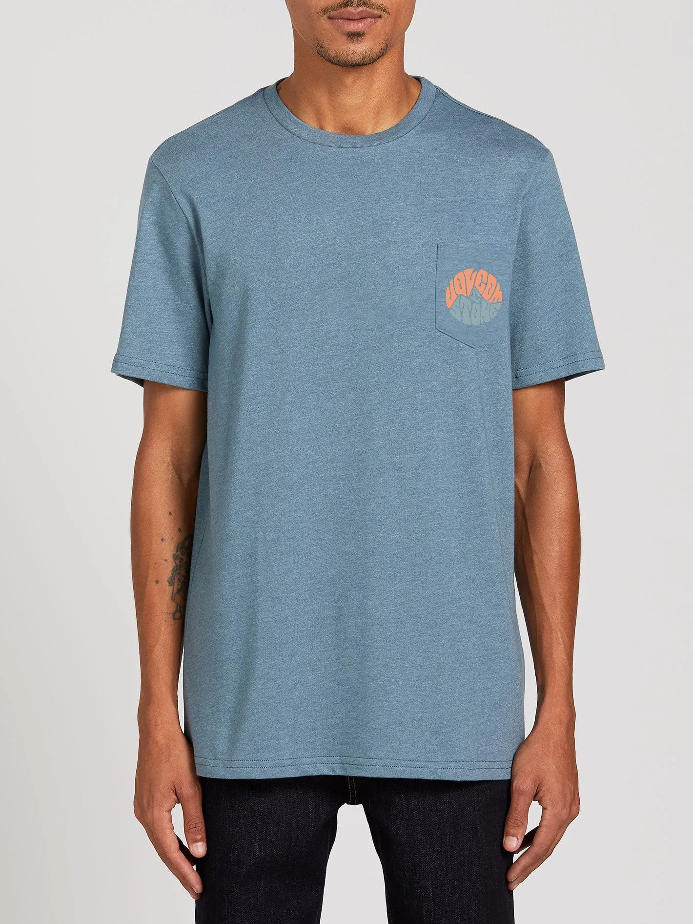 Volcom Mens Raydiate S/S Pocket Tee