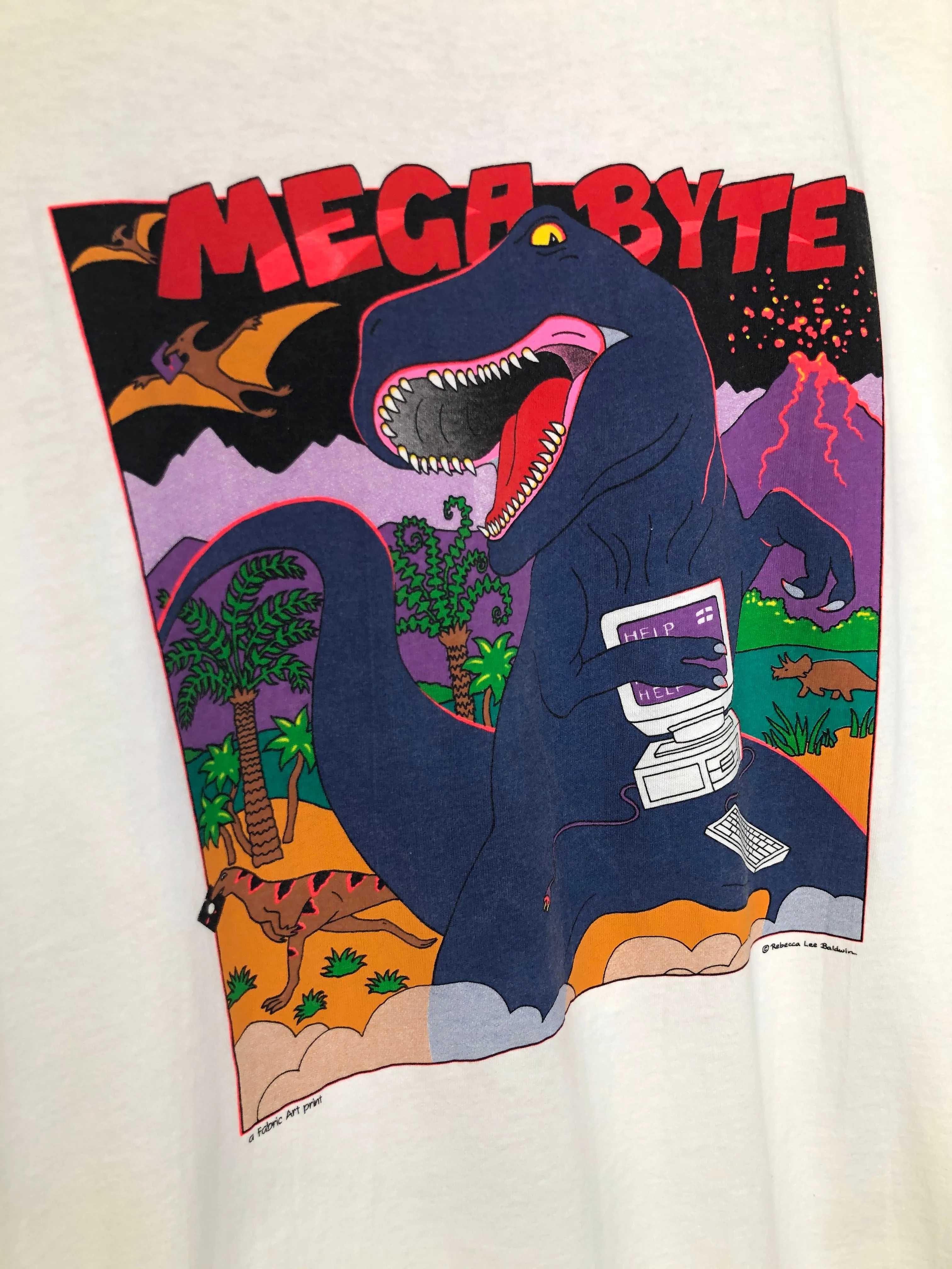 VTG "Mega-Byte" Fabric Art Tee (XL)
