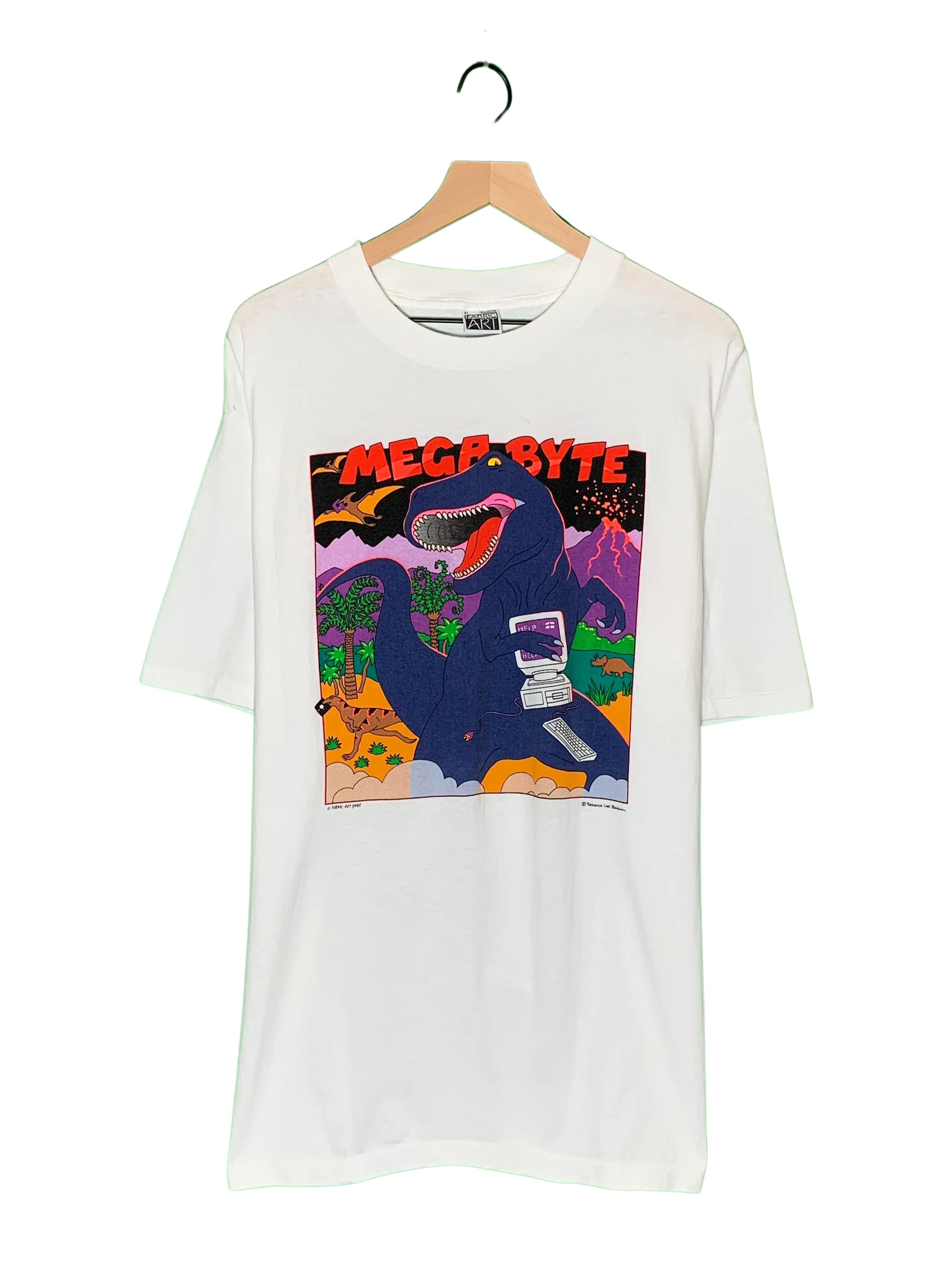 VTG "Mega-Byte" Fabric Art Tee (XL)