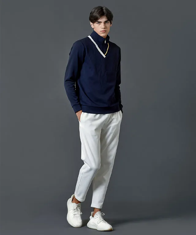 [Warehouse Sale] Haley Men Roll Up Jogger Pants - White