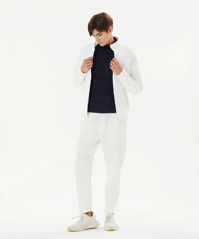 [Warehouse Sale] Haley Men Roll Up Jogger Pants - White