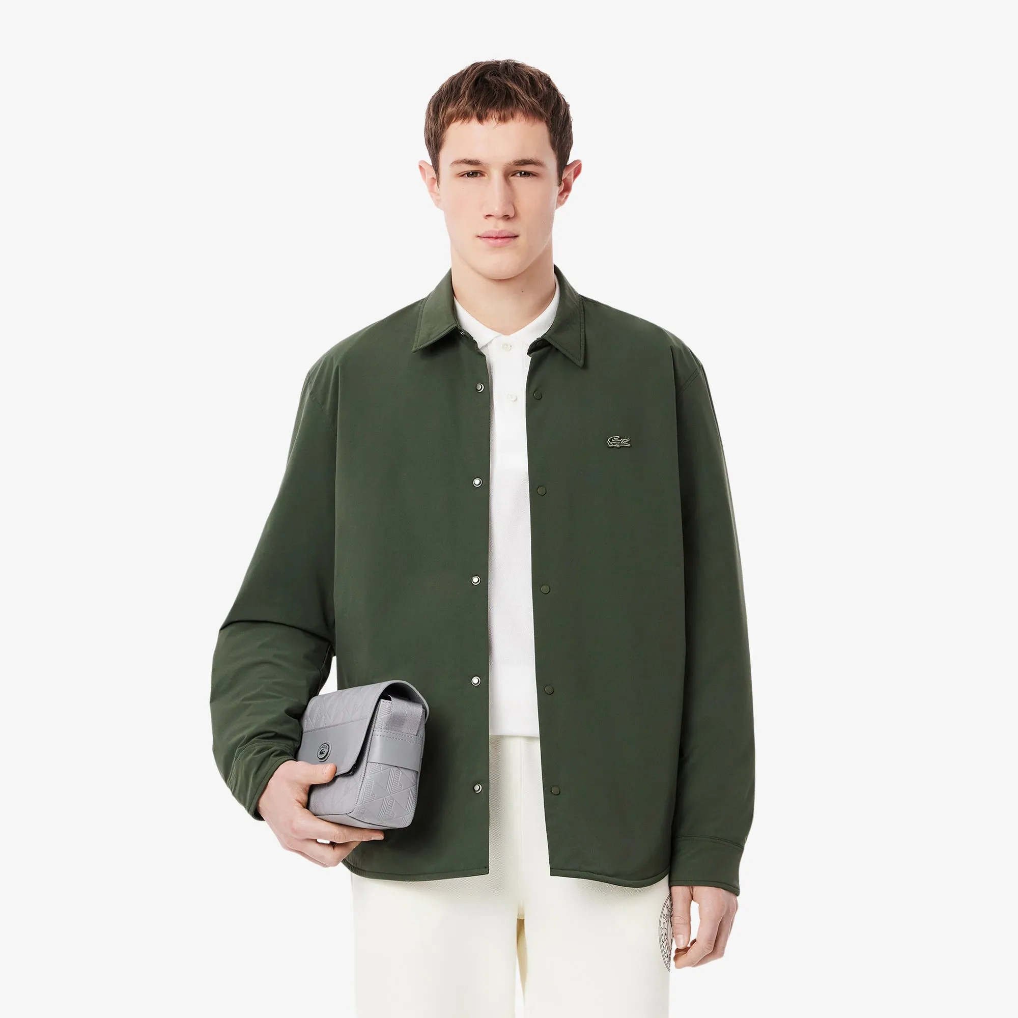 WATER REPELLANT OVER SHIRT - LACOSTE