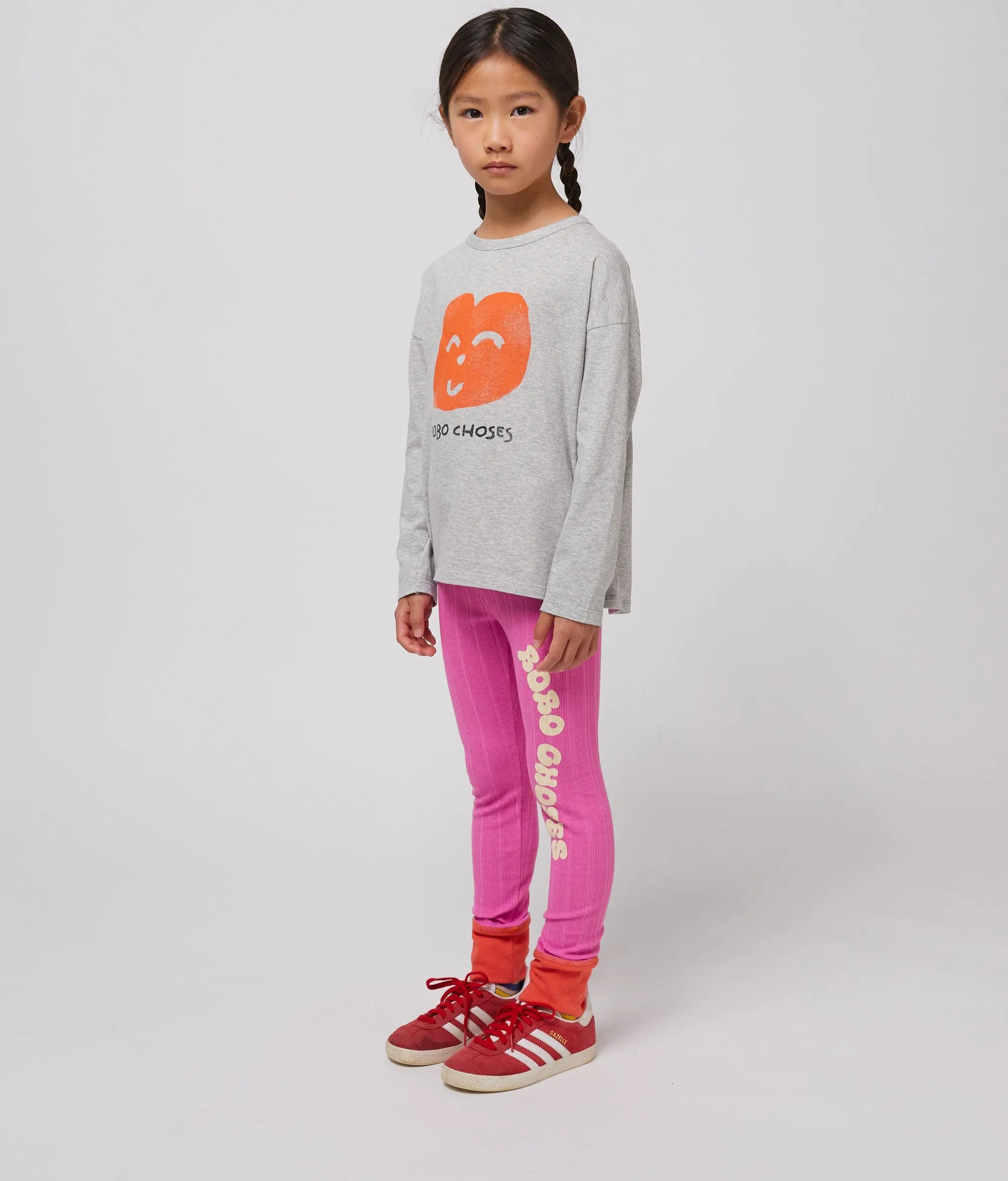 Wavy Bobo Choses Leggings, Fuchsia