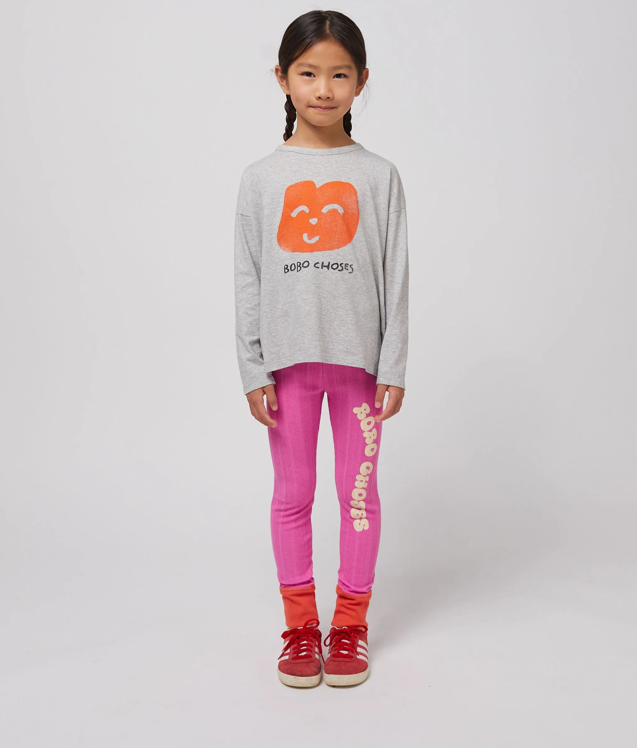 Wavy Bobo Choses Leggings, Fuchsia