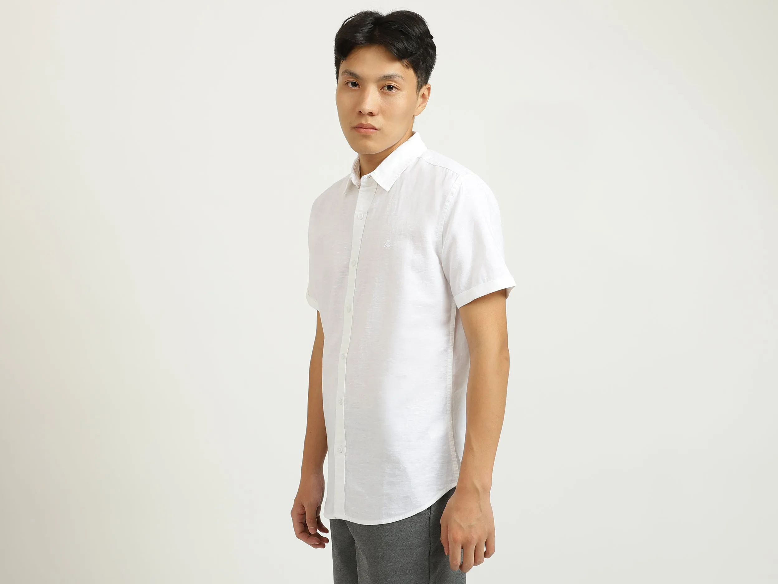 White Linen Shirt