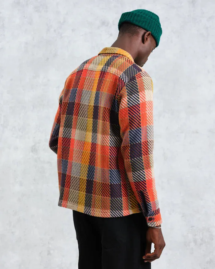 Whiting Overshirt Pike Check | Orange/Multi