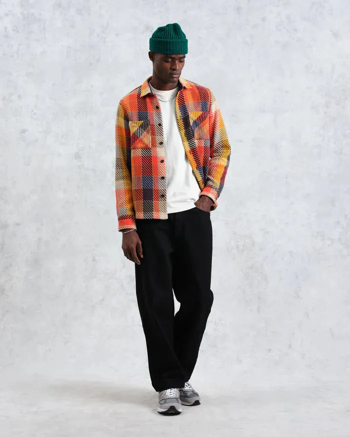 Whiting Overshirt Pike Check | Orange/Multi