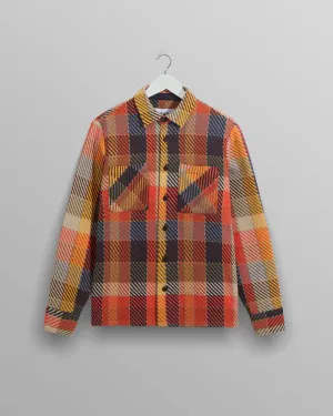 Whiting Overshirt Pike Check | Orange/Multi